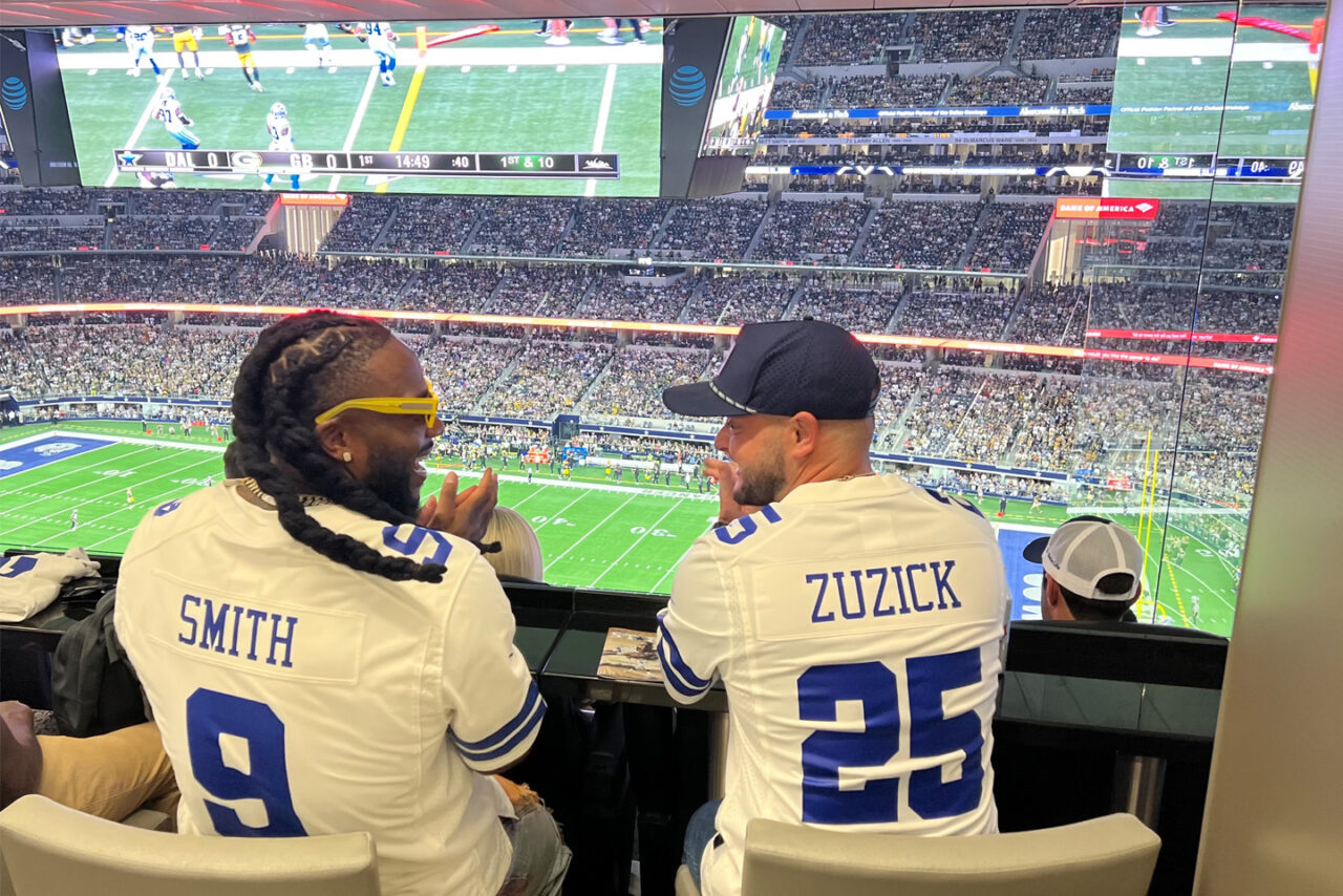 VIP experience at the stadium
